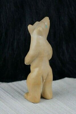 Bear Zuni Fetish Carving - Andres Quandelacy - High Lonesome Trading