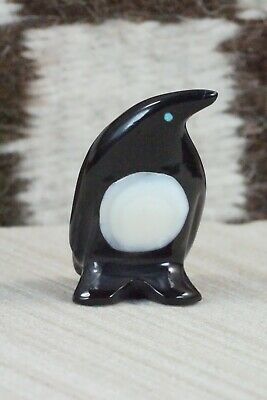 Penguin Zuni Fetish Carving - Calvert Bowannie