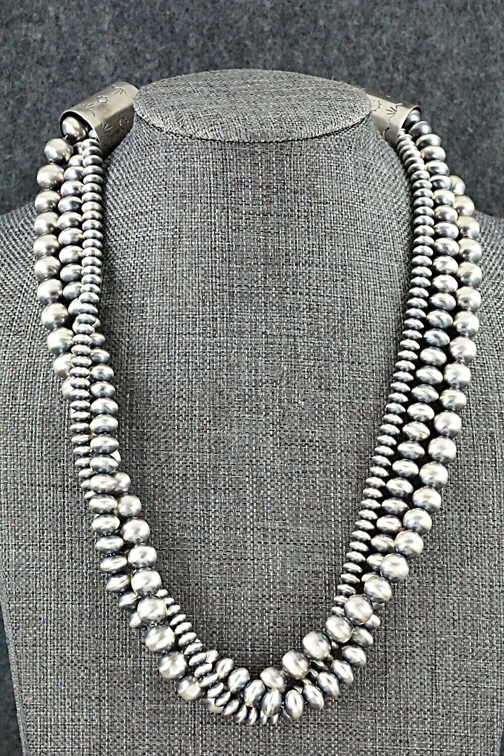 Sterling Silver Navajo Pearl Necklace - Jan Mariano