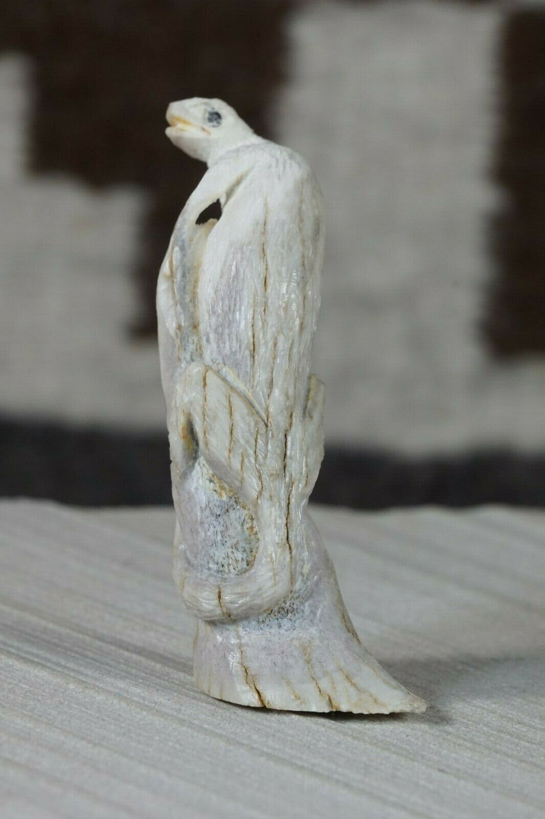 Iguana Zuni Fetish Carving - Lewis Malie - High Lonesome Trading