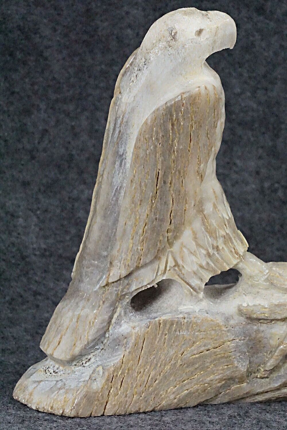 Eagle With Rabbit Zuni Fetish Carving - Allison White