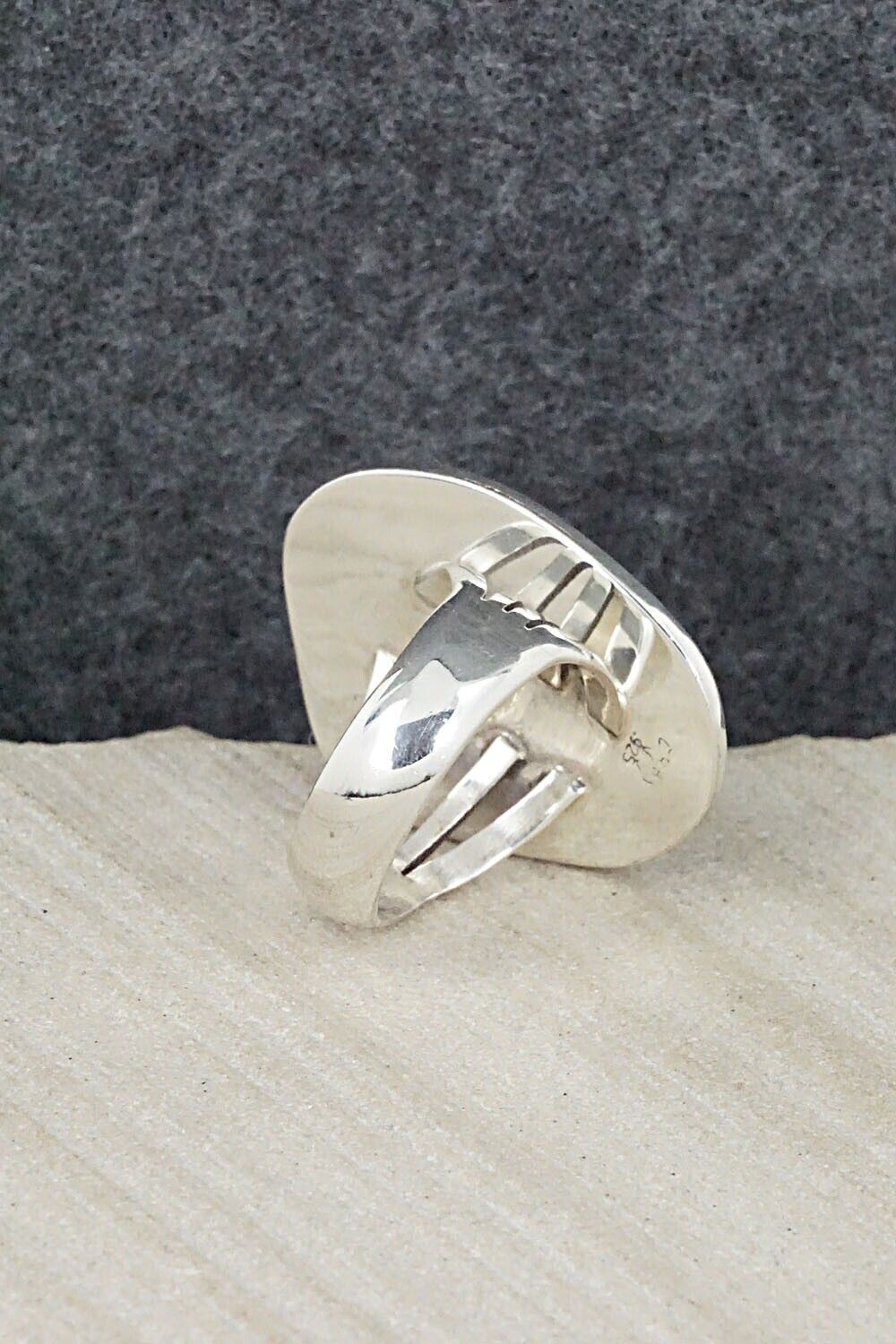 Turquoise & Sterling Silver Ring - Jimson Belin - Size 6.75