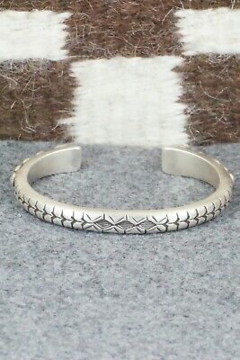 Navajo Sterling Silver Bracelet - Calvin Martinez