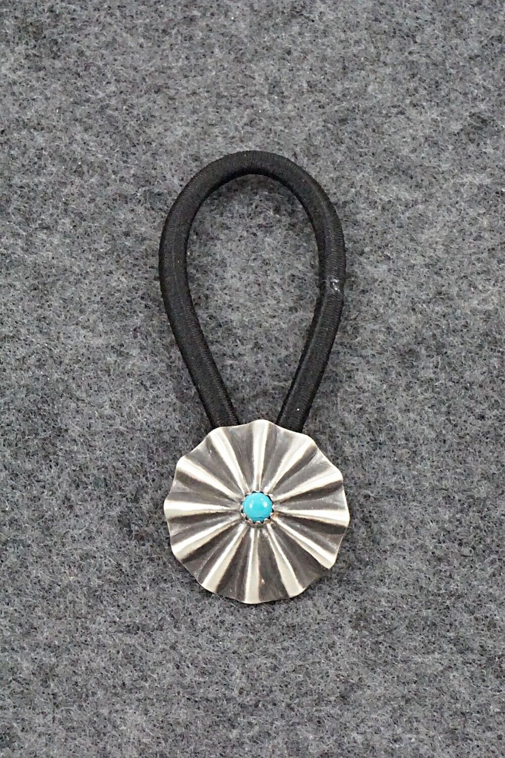 Turquoise and Sterling Silver Hair Tie - Alejandro Perry