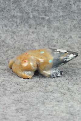 Frog Zuni Fetish Carving - Todd Lowsayatee
