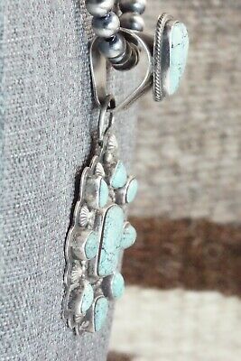 Turquoise and Sterling Silver Pendant & Necklace - Tom Lewis