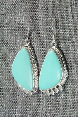Turquoise and Sterling Silver Earrings - Sharon McCarthy