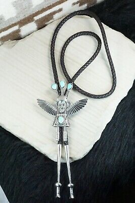 Turquoise & Sterling Silver Bolo Tie - Garret Hale