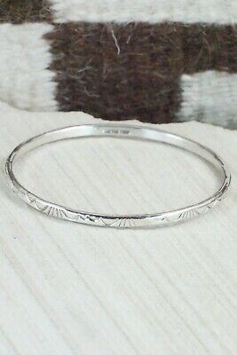 Sterling Silver Bangle - Elaine Tahe