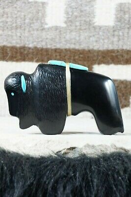 Buffalo Zuni Fetish Carving - Herbert Halate - High Lonesome Trading