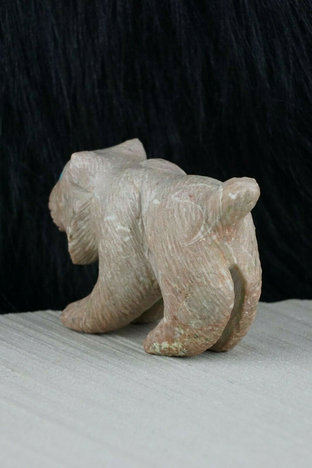 Bobcat Zuni Fetish Carving - Jonas Hastito - High Lonesome Trading