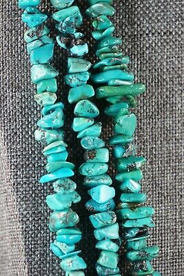 Navajo 3 Strand Turquoise Necklace - Native American