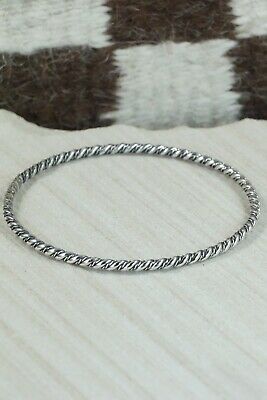 Sterling Silver Bangle - Elaine Tahe