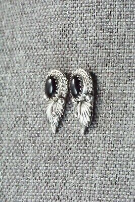 Onyx & Sterling Silver Earrings - Mark Davis