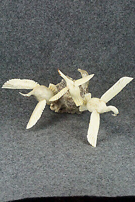 Sandhill Crane Zuni Fetish Carving - Ruben Najera