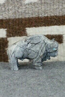 Buffalo Zuni Fetish Carving - Herbert Him