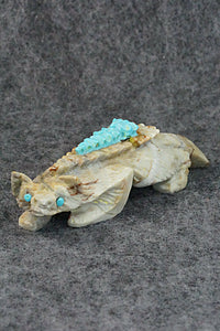 Wolf Zuni Fetish Carving - Alvin Haloo