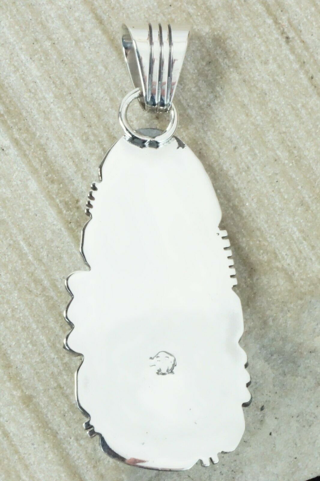 Turquoise and Sterling Silver Pendant - Daniel Benally