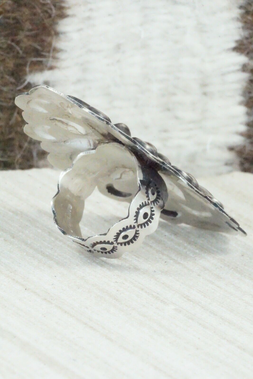 Sterling Silver Ring - Leander Tahe - Size 7.5