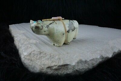 Wolf Zuni Fetish Carving - Delvin Leekya - High Lonesome Trading
