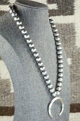 Sterling Silver Navajo Pearl Necklace - Jan Mariano