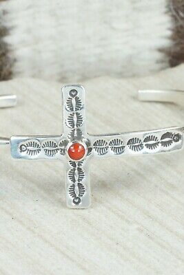 Coral & Sterling Silver Bracelet - Thomas Valencia