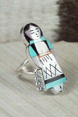 Corn Maiden & Sterling Silver Ring - Joyce Waseta - Size 7 - High Lonesome Trading