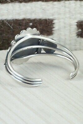 Turquoise and Sterling Silver Bracelet - Leon Martinez