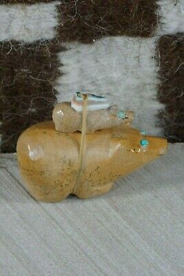 Bear Zuni Fetish Carving - Delvin Leekya - High Lonesome Trading