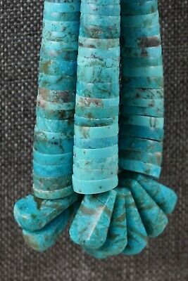 Santo Domingo Turquoise Necklace - Lupe Lovato - High Lonesome Trading