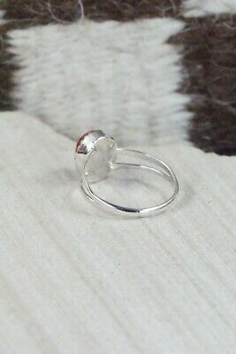 Spiny Oyster & Sterling Silver Ring - Robert Martinez - Size 7.25