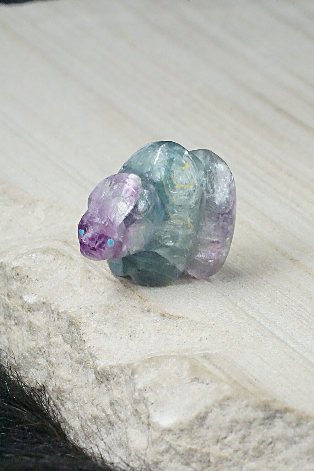 Bear Zuni Fetish Carving - Ed Lementino