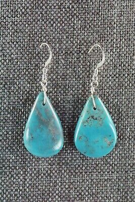 Navajo Turquoise & Sterling Silver Earrings - Native American