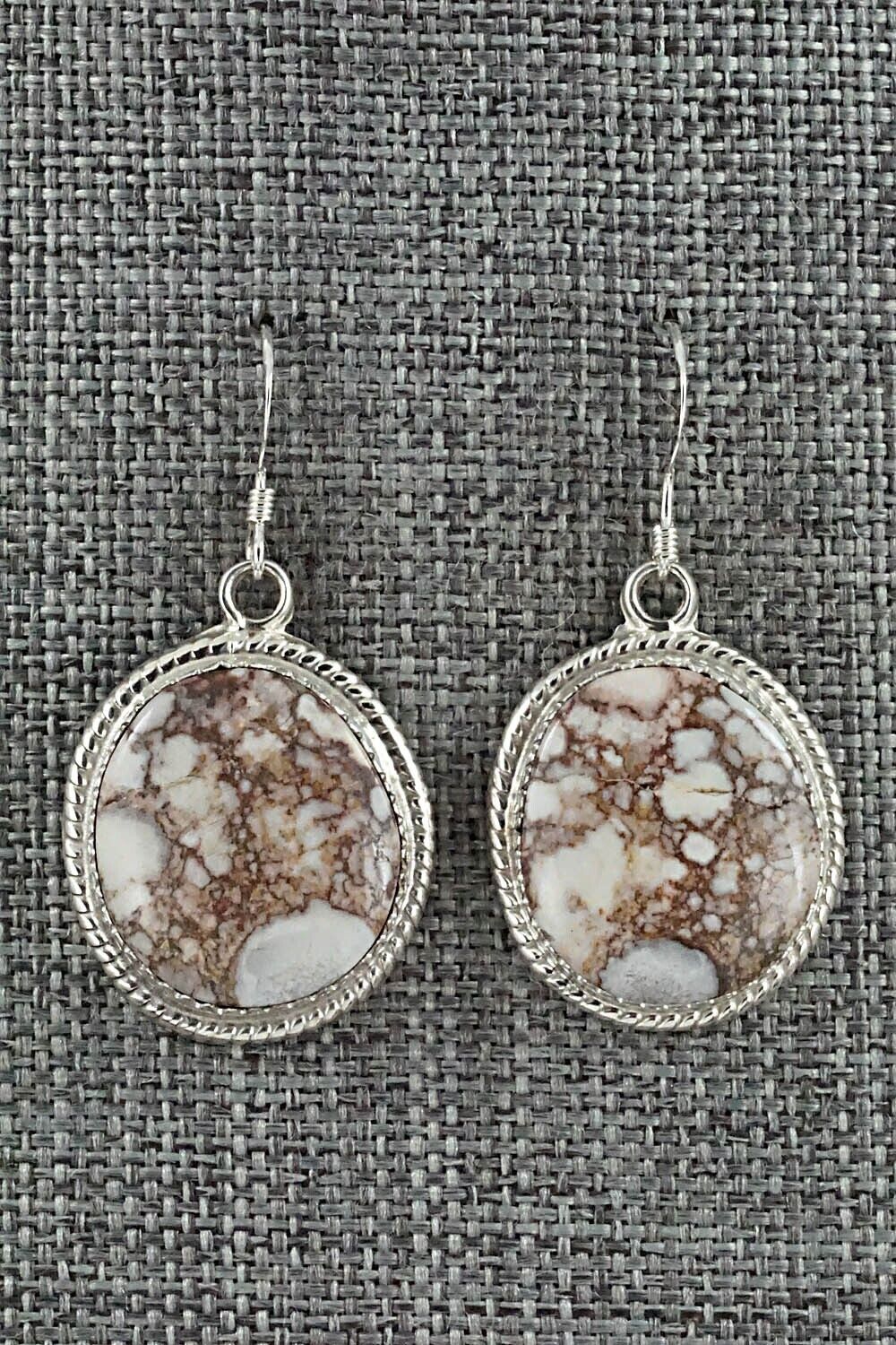 Wild Horse & Sterling Silver Earrings - Sheena Jack