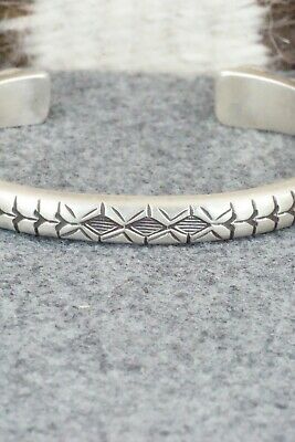 Navajo Sterling Silver Bracelet - Calvin Martinez