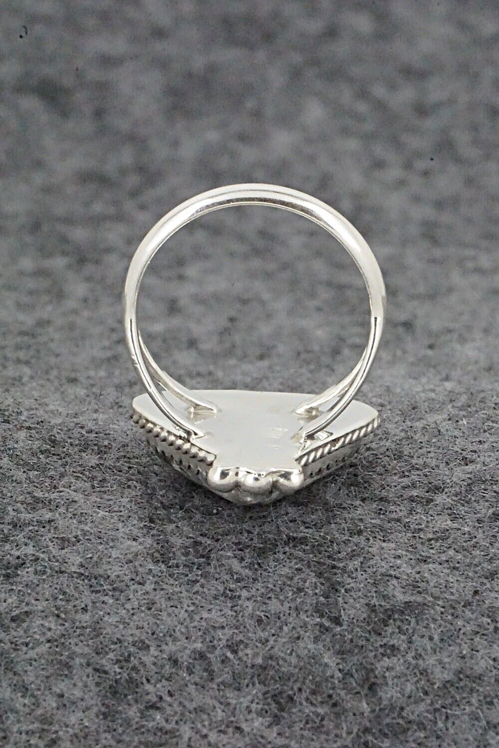 White Buffalo & Sterling Silver Ring - Judy Largo - Size 6.5