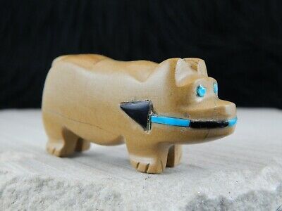 Bear Zuni Fetish Carving- Taylor Gia - High Lonesome Trading