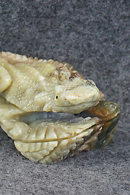 Horned Toad Zuni Fetish Carving - Ben Kamaasee