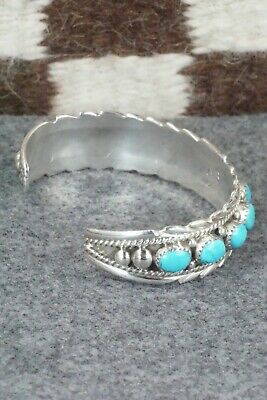 Turquoise and Sterling Silver Bracelet - Anthony Brown