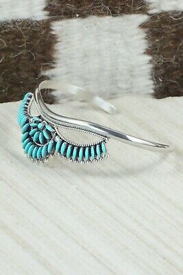 Turquoise & Sterling Silver Bracelet - Stewart Nakatewa