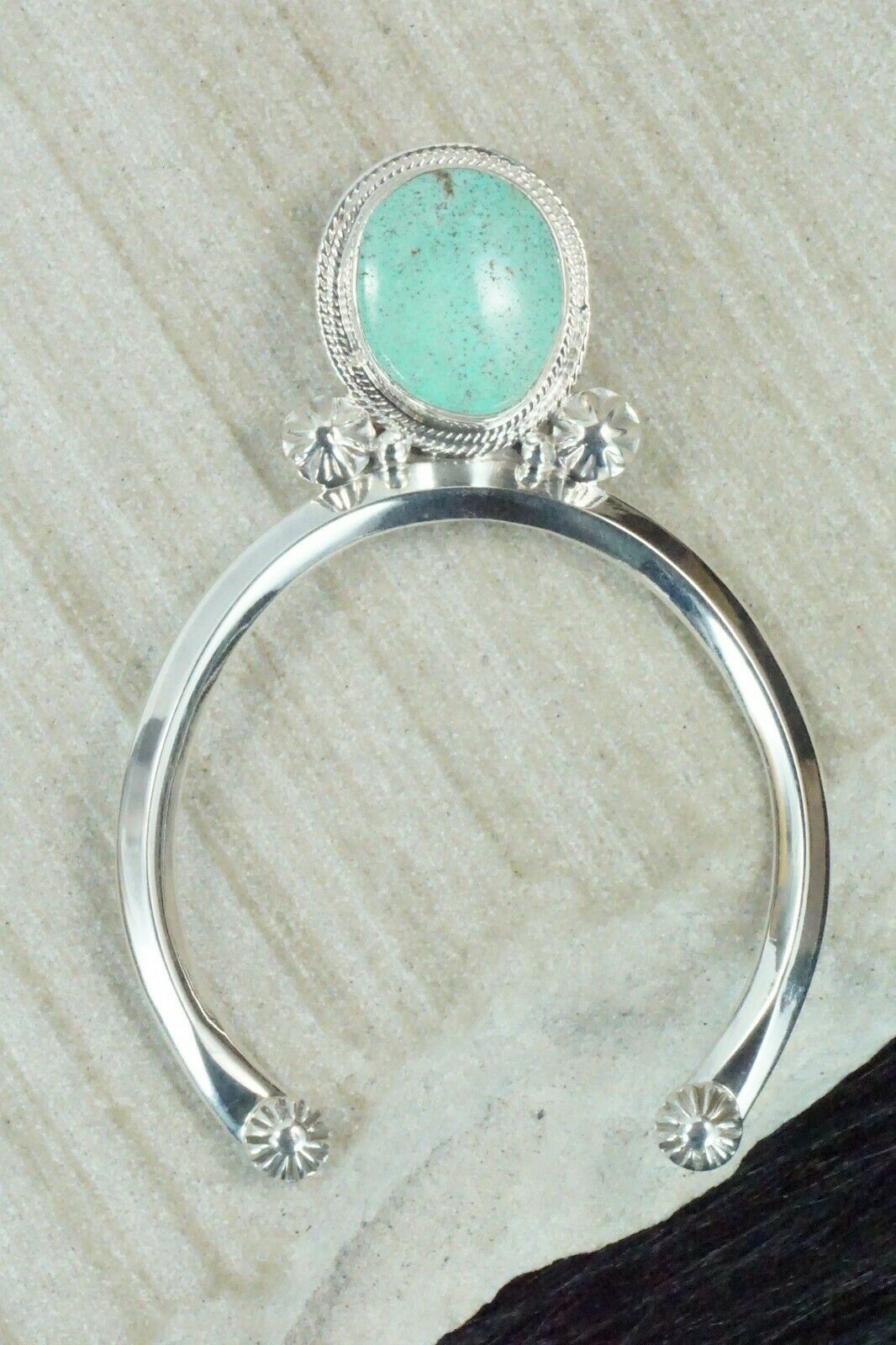 Turquoise & Sterling Silver Naja - Clarence Long