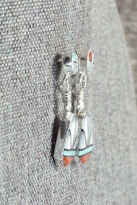 Multi Stone Inlay & Sterling Silver Earrings - Ola Eriacho