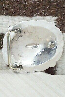 Sterling Silver Belt Buckle - Carson Blackgoat - High Lonesome Trading