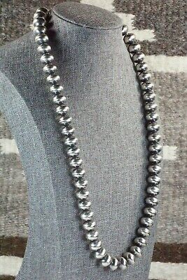 Sterling Silver Navajo Pearl Necklace - Jan Mariano