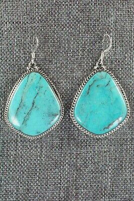 Turquoise & Sterling Silver Earrings - Annie Spencer