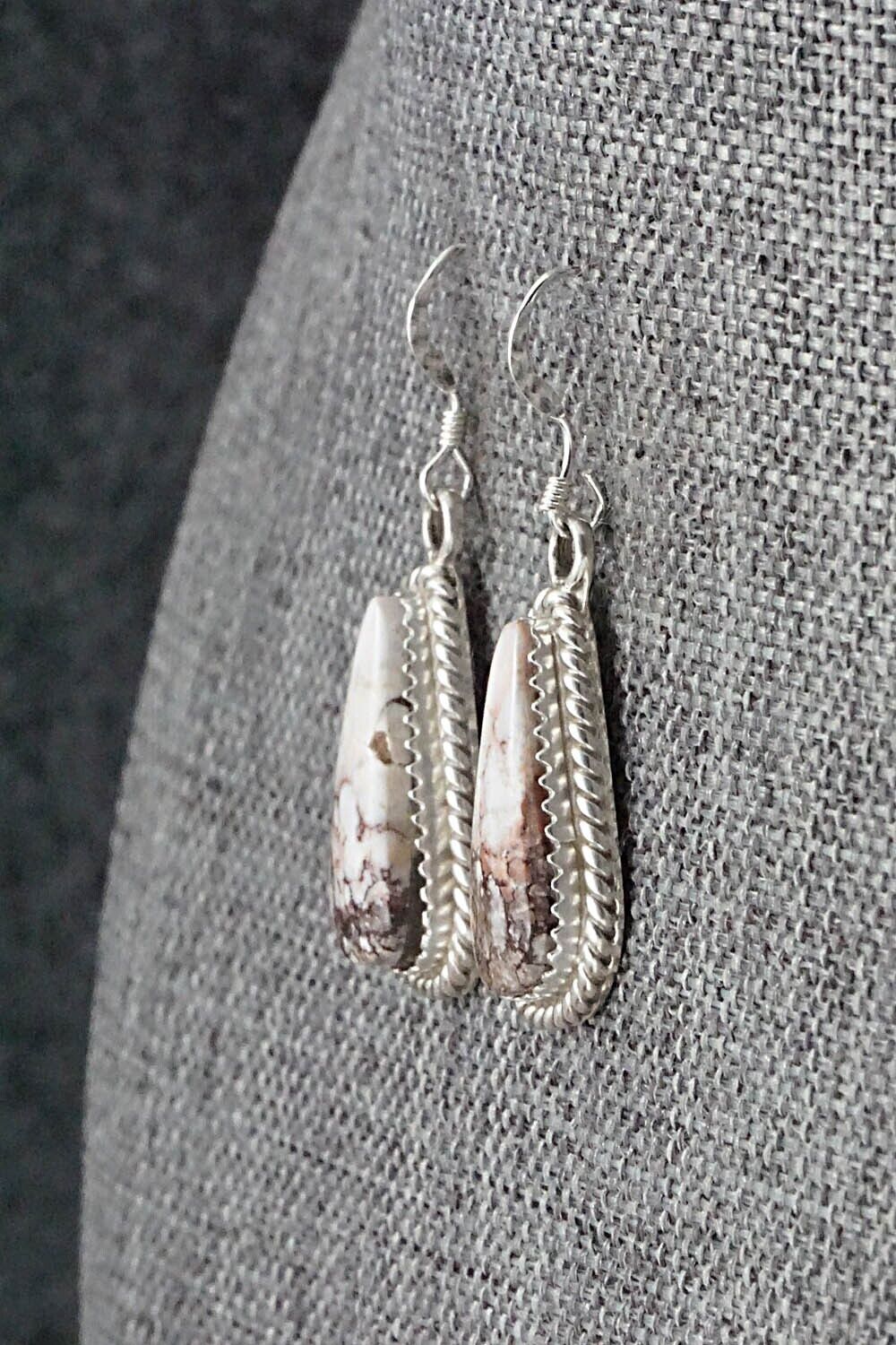 Wild Horse & Sterling Silver Earrings - Sheena Jack
