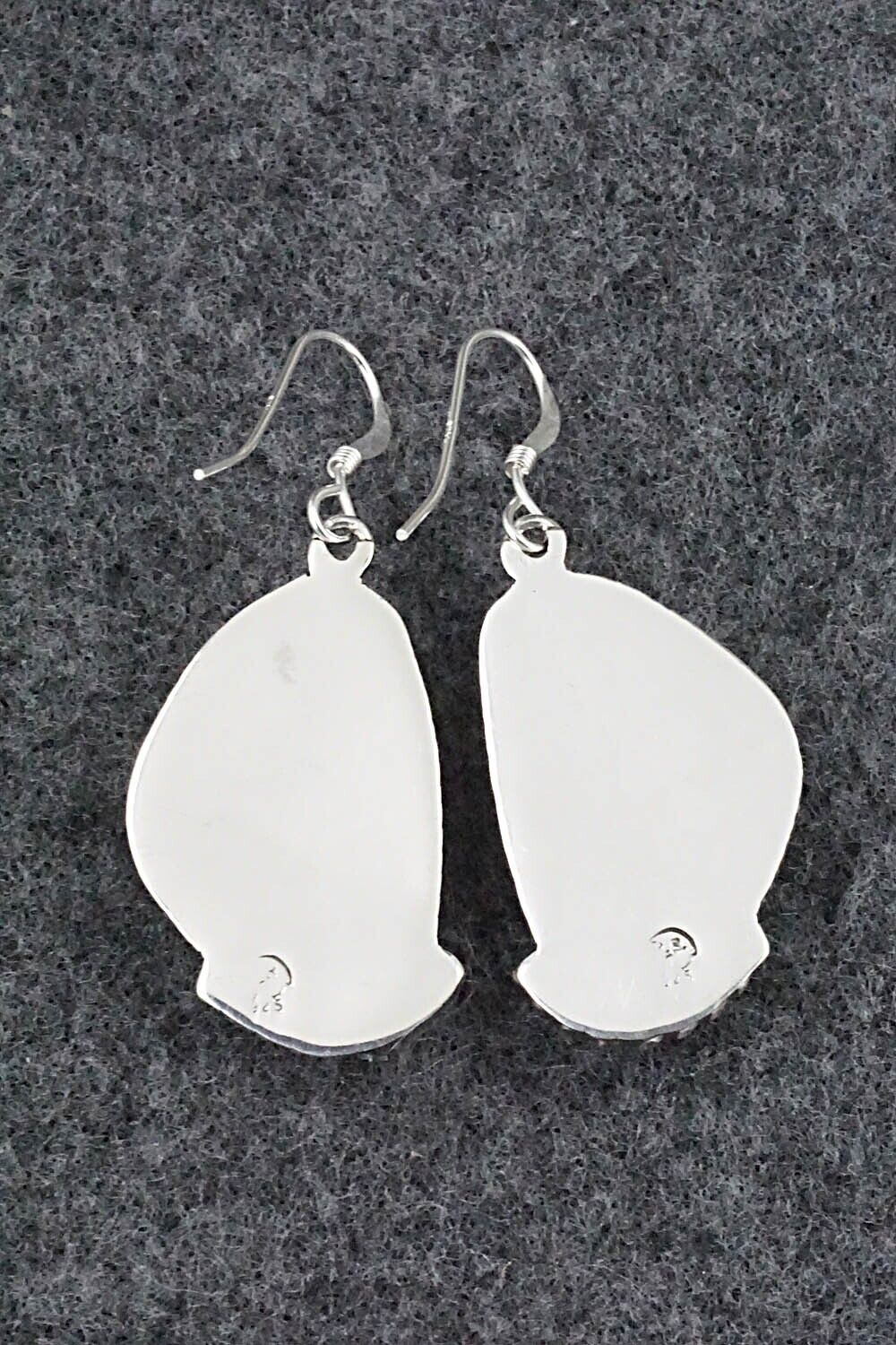 White Buffalo & Sterling Silver Earrings - Sharon McCarthy