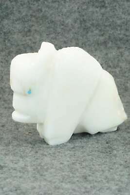 Buffalo Zuni Fetish Carving - Gilbert Lonjose