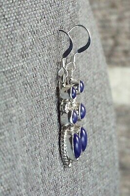 Lapis & Sterling Silver Earrings - Gary Shorty