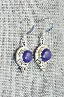 Lapis & Sterling Silver Earrings - Annie Spencer